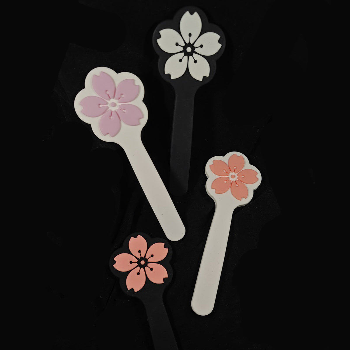 Impactful Cherry Blossom Silicone BDSM Spanking Paddle 4-colors Available