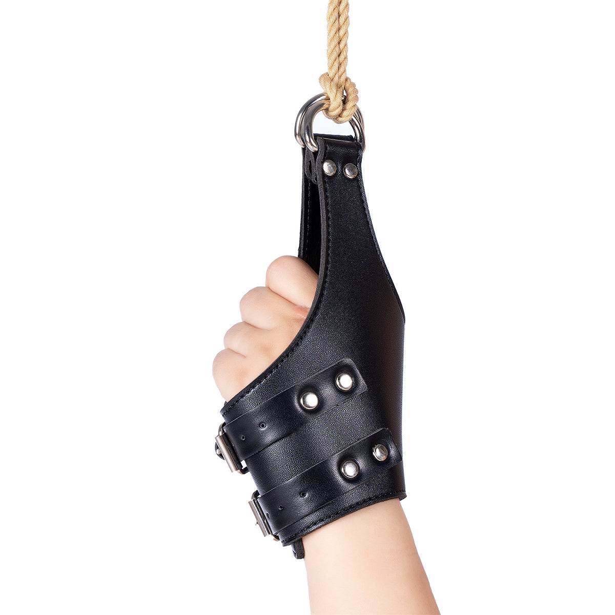 Premium Faux Leather Heavy-Duty Bondage Hanging Wrist Restraints