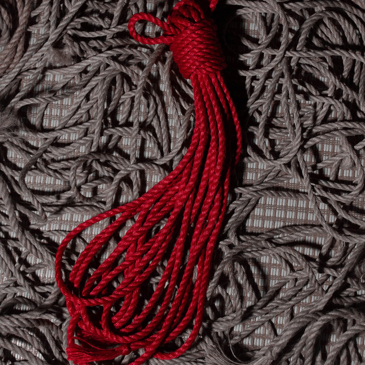 Authentic Japanese Natural Jute Shibari Bondage Rope Red