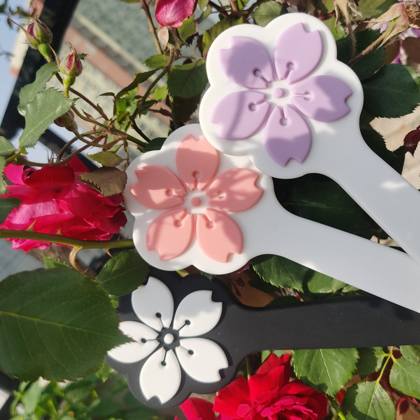 Impactful Cherry Blossom Silicone BDSM Spanking Paddle 4-colors Available