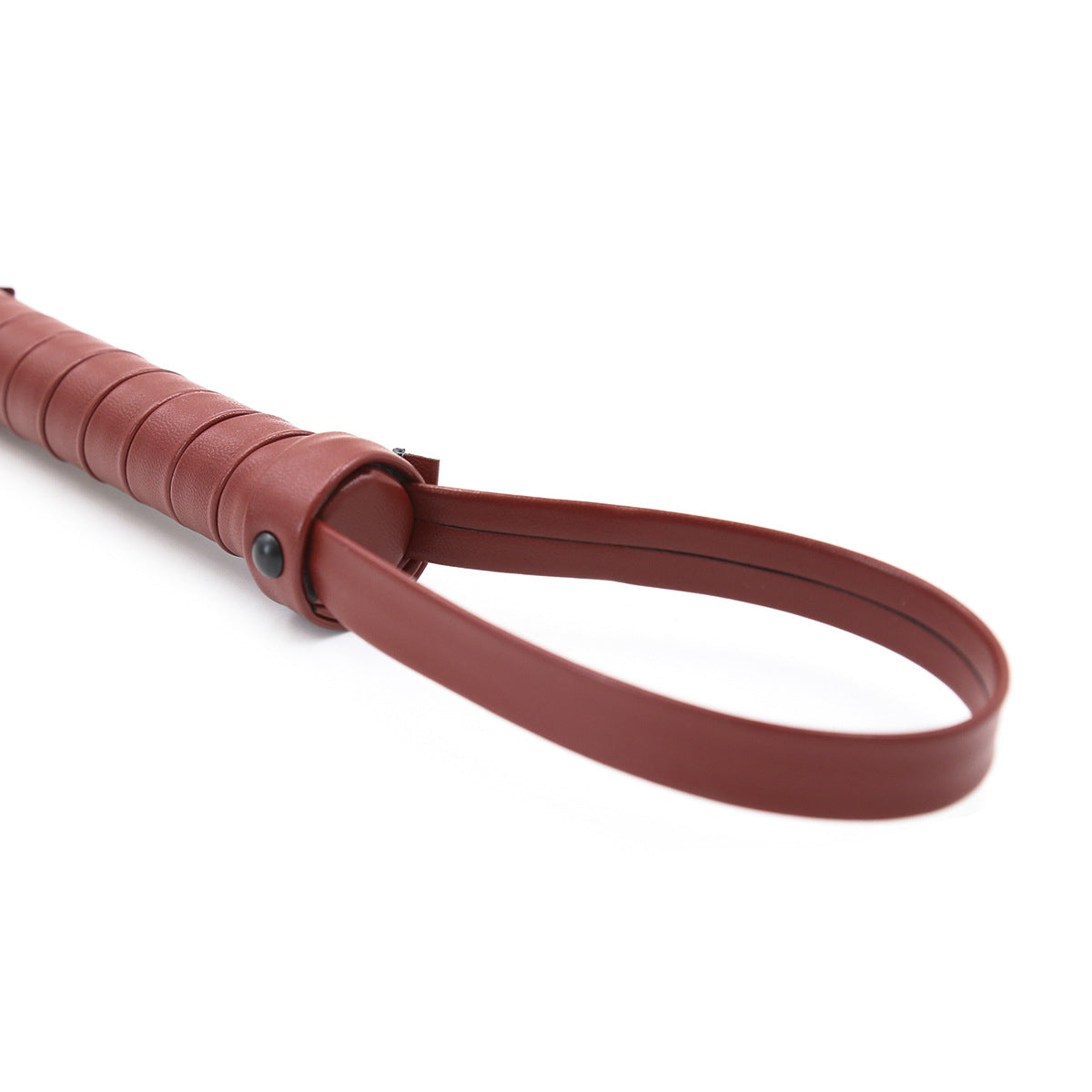 BDSM Beginner Flogger – Perfect for First-Time Play! Black/White/Burgundy