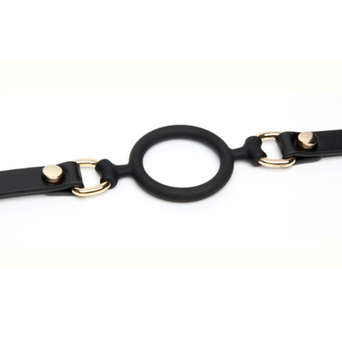 Premium Silicone O-Ring Open Mouth BDSM Mouth Gag Red/Black