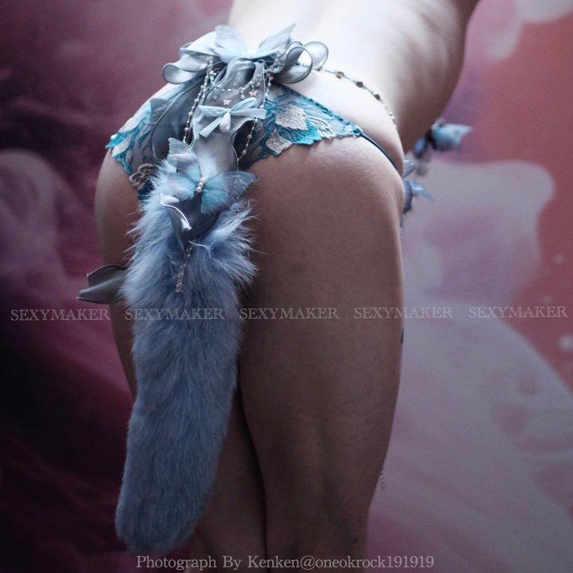 Blue Butterfly Seduction - Sensual Butterfly Motif Bondage Accessory Series