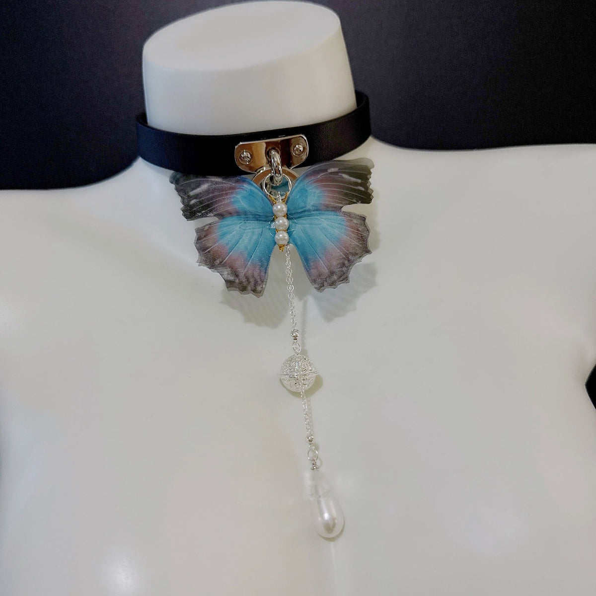 Blue Butterfly Seduction - Sensual Butterfly Motif Bondage Accessory Series