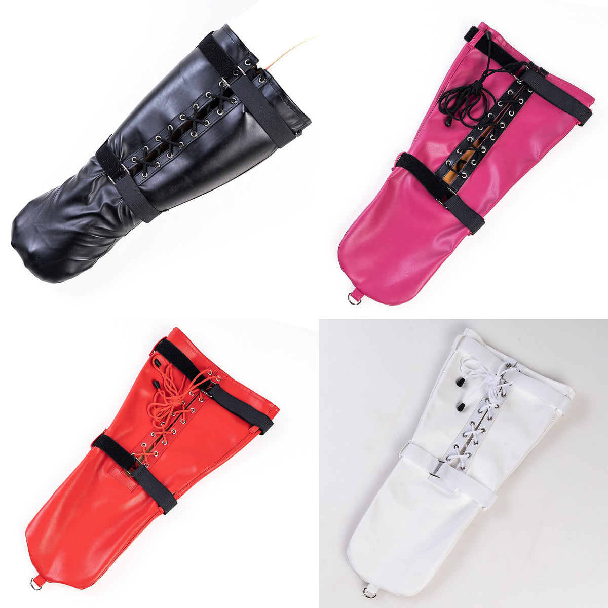 Lace-Up Bondage Foot Binder – Adjustable Calves-to-Toes Restraint