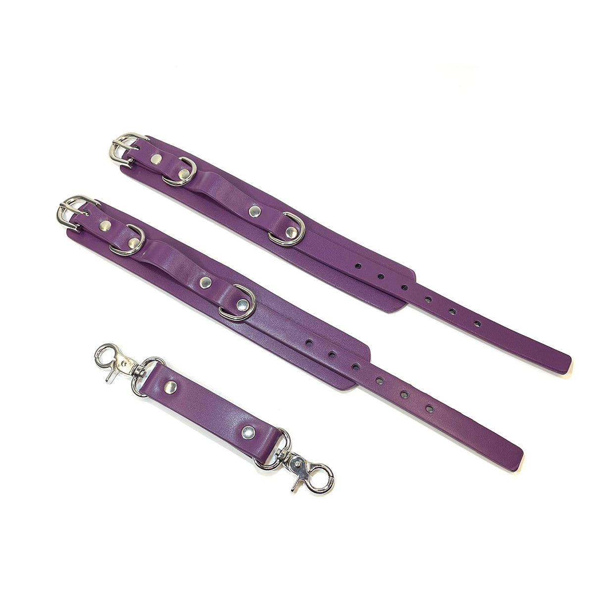 Elegant Slave Purple Complete Restraint Bondage 8-Piece Kit