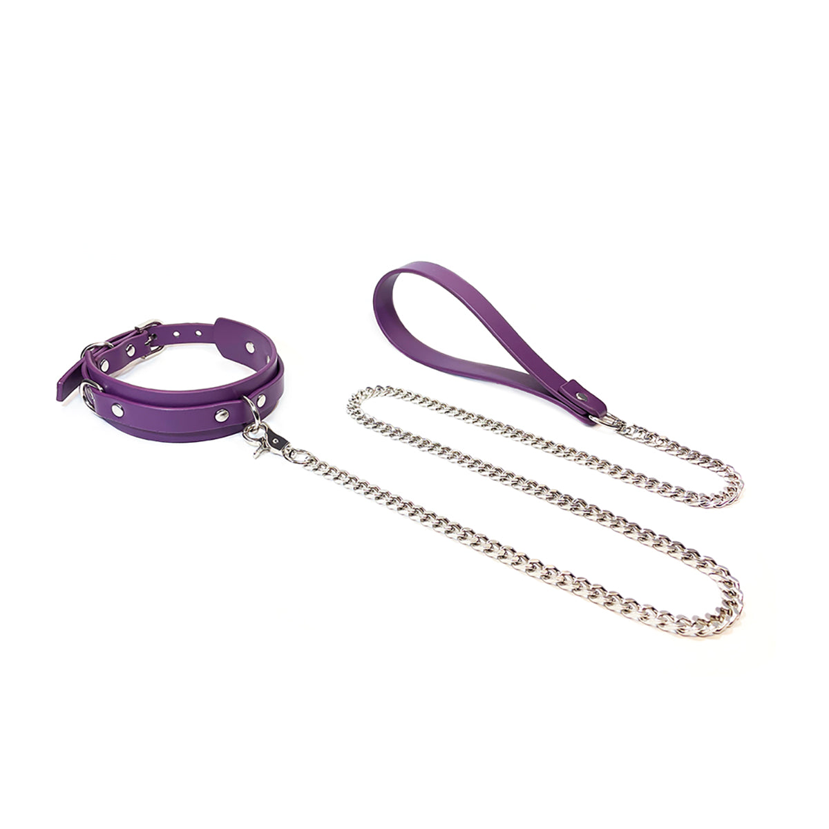 Elegant Slave Purple Complete Restraint Bondage 8-Piece Kit