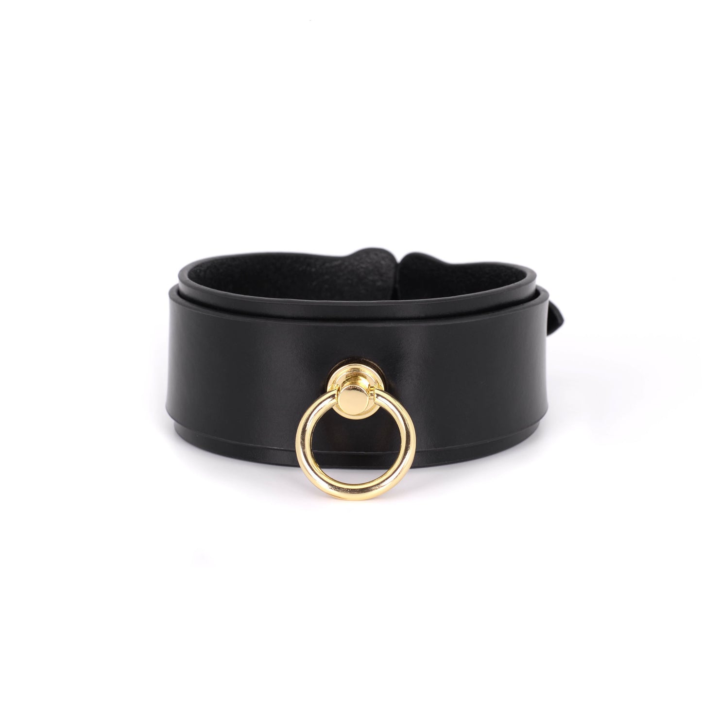 Crazy Wild Deluxe Leather Bondage Restraint Set 6-Piece Black