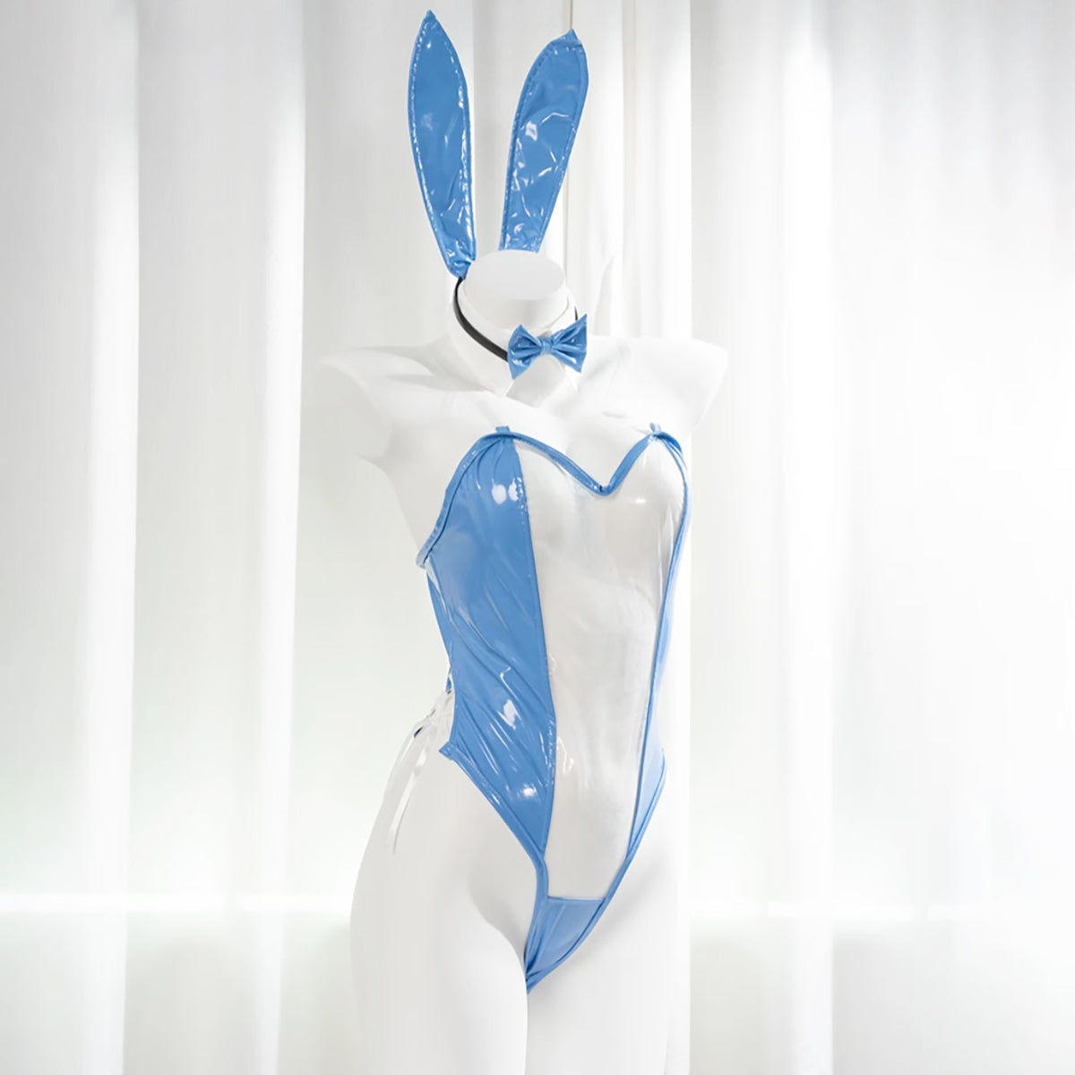 NIKKE Goddess of Victory Cute Mary Blue Transparent Bunny Girl Cosplay