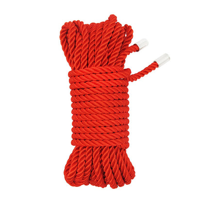 Bright Red Nylon Shibari Bondage Rope 32Feet