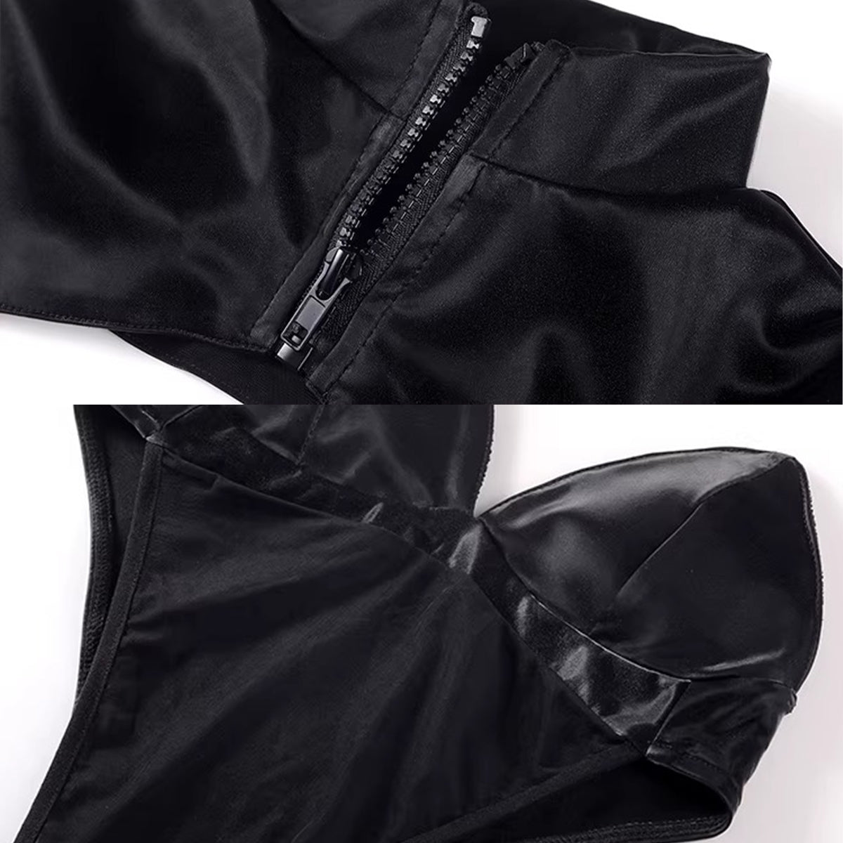 Azur Lane Mogador Dark Nurse High-Leg Bodysuit Cosplay Set with Mask