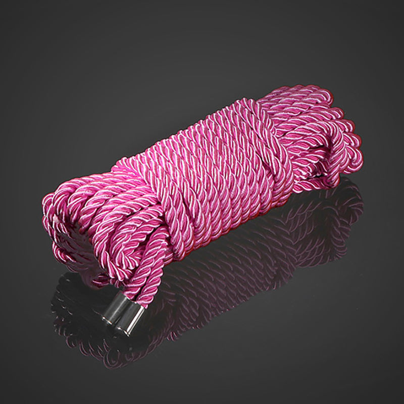 Bright Pink Nylon Shibari Bondage Rope 32Feet