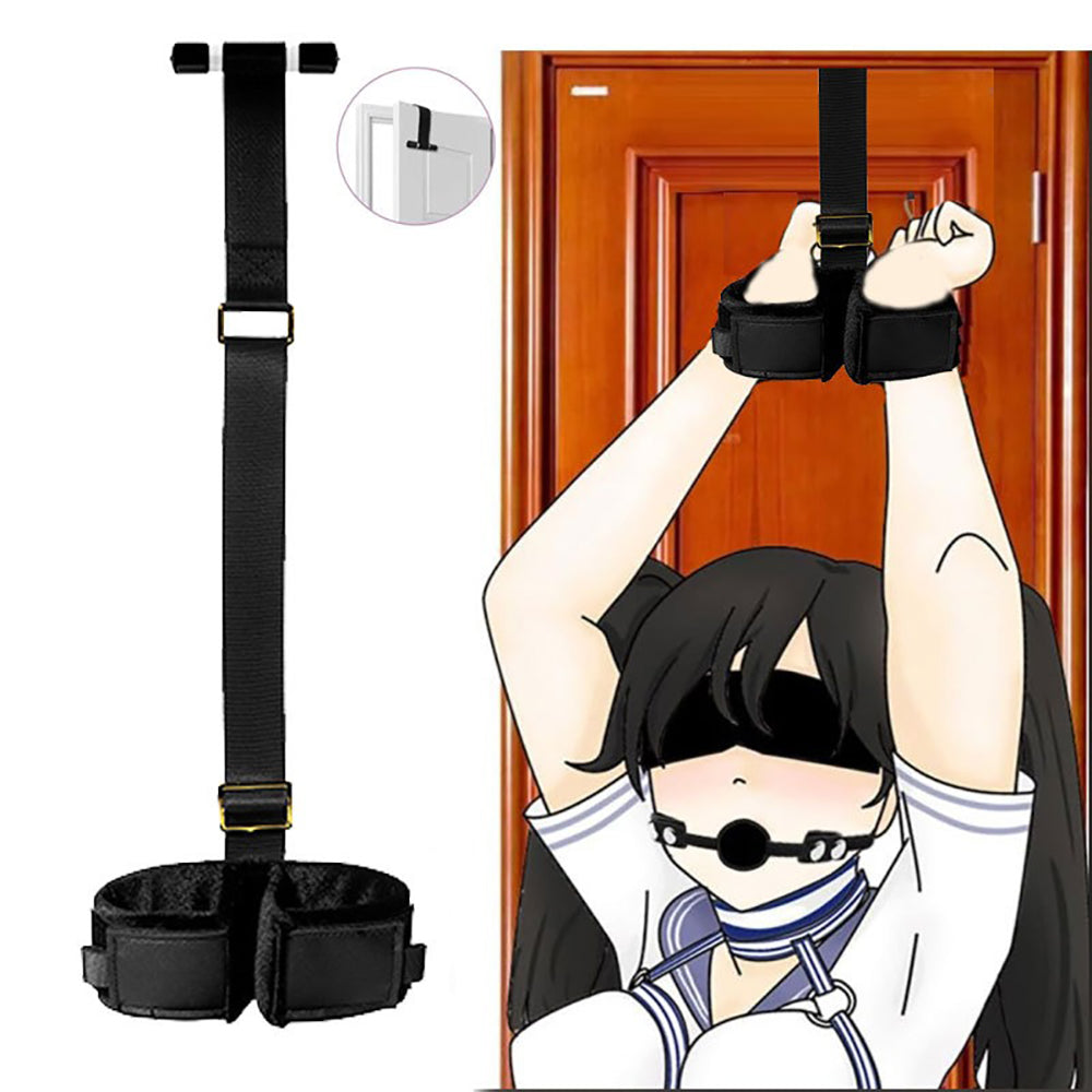 Over-the-Door Bondage Handcuffs – Adjustable Door Restraints for BDSM Play