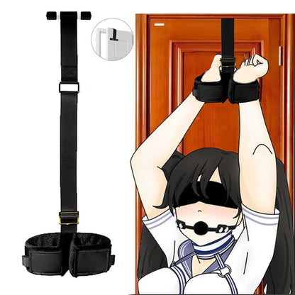Over-the-Door Bondage Handcuffs – Adjustable Door Restraints for BDSM Play