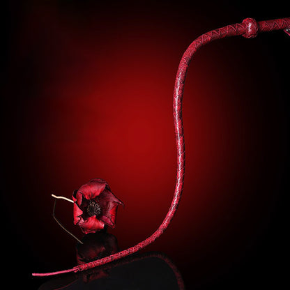 Premium Braided Single-Tail Whip - Precision Impact Play