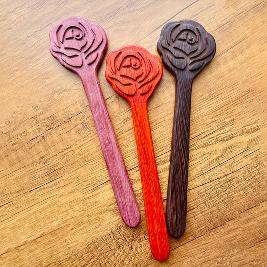 BDSM Rose-shaped Wood Spanking Paddle