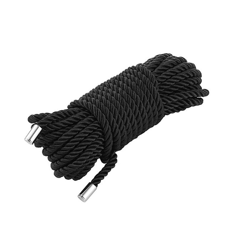 Black Nylon Shibari Bondage Rope 32Feet