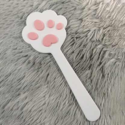 Adorable Cat Paw Silicone Spanking Paddle 3-colors Available