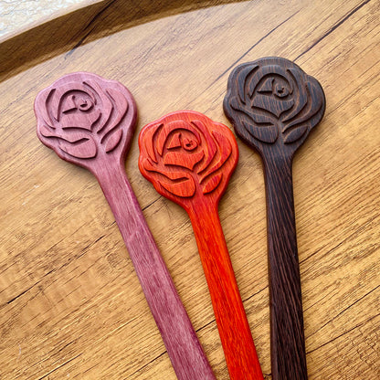 BDSM Rose-shaped Wood Spanking Paddle