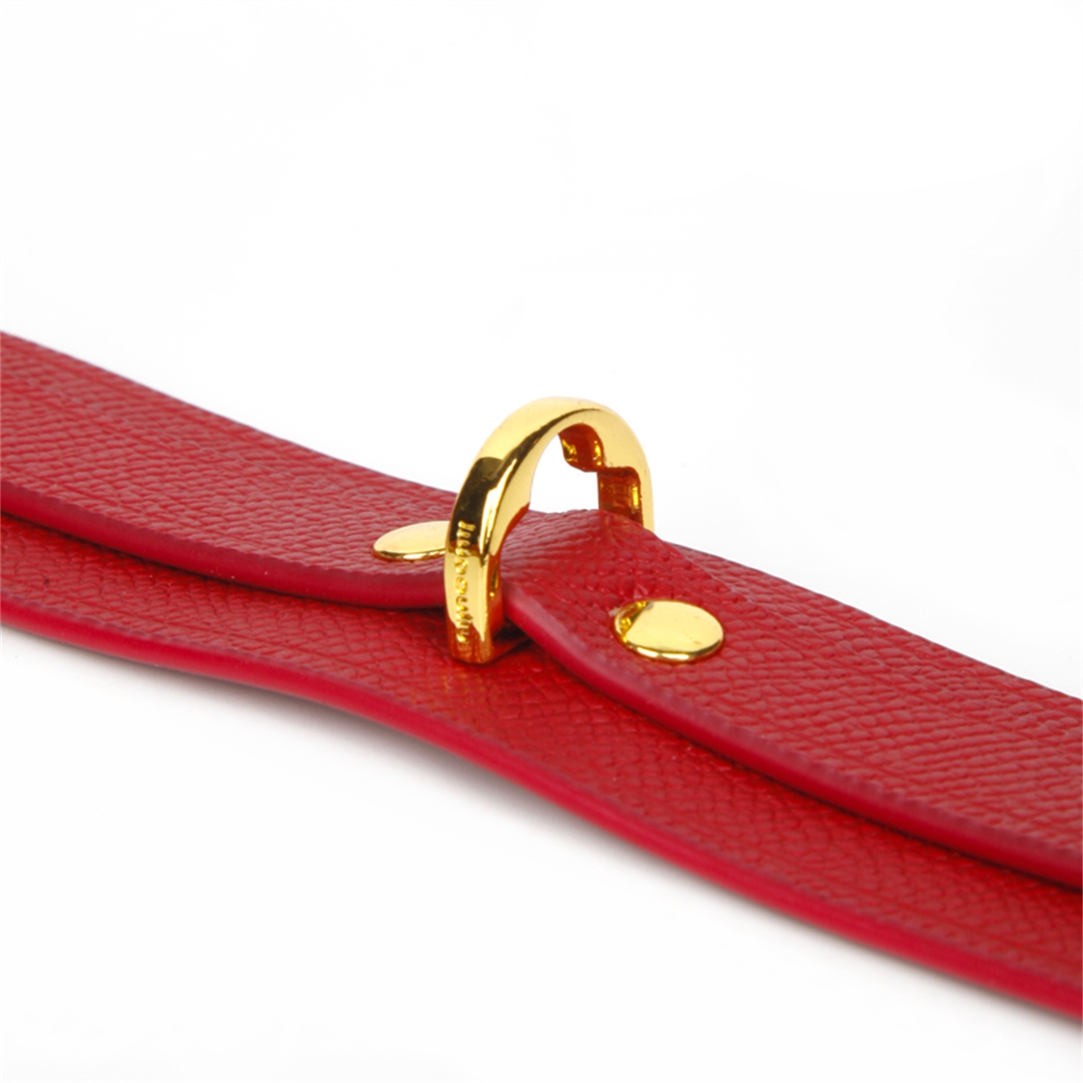 Luxury Cardinal Red BDSM Leather Restraint Bondage 5-Piece Kit