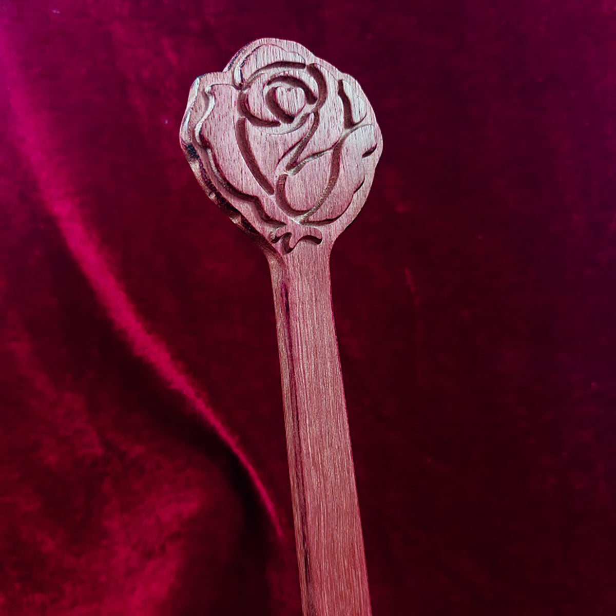 BDSM Rose-shaped Wood Spanking Paddle