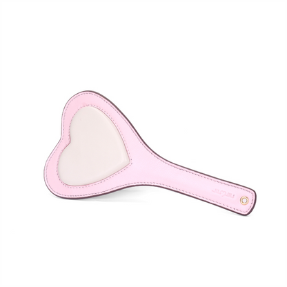 Exciting Peach Heart Genuine Cowhide Leather Spanking Paddle – 3 Colors