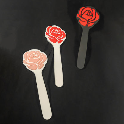 BDSM Rose-shaped Silicone Spanking Paddle 3 Colors