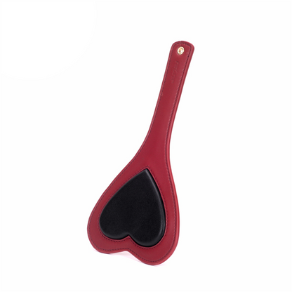 Exciting Peach Heart Genuine Cowhide Leather Spanking Paddle – 3 Colors