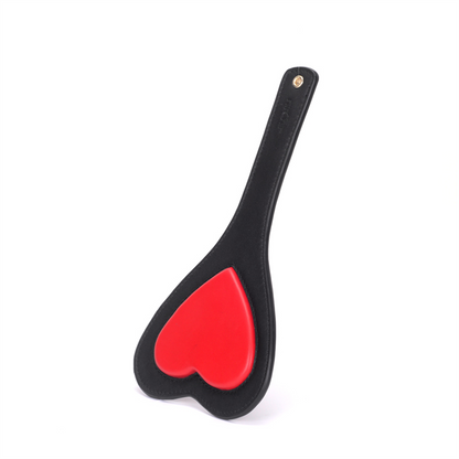 Exciting Peach Heart Genuine Cowhide Leather Spanking Paddle – 3 Colors