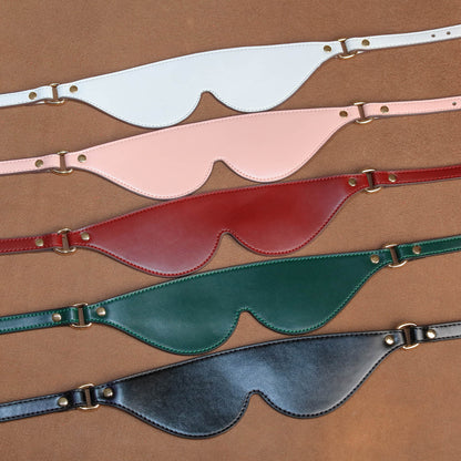 Strict Vegan PU Leather Blindfold 5 Colours