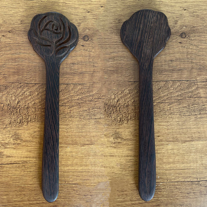 BDSM Rose-shaped Wood Spanking Paddle