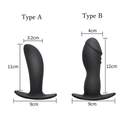 Expandable Inflatable Silicone Butt Plug - Detachable Pump System