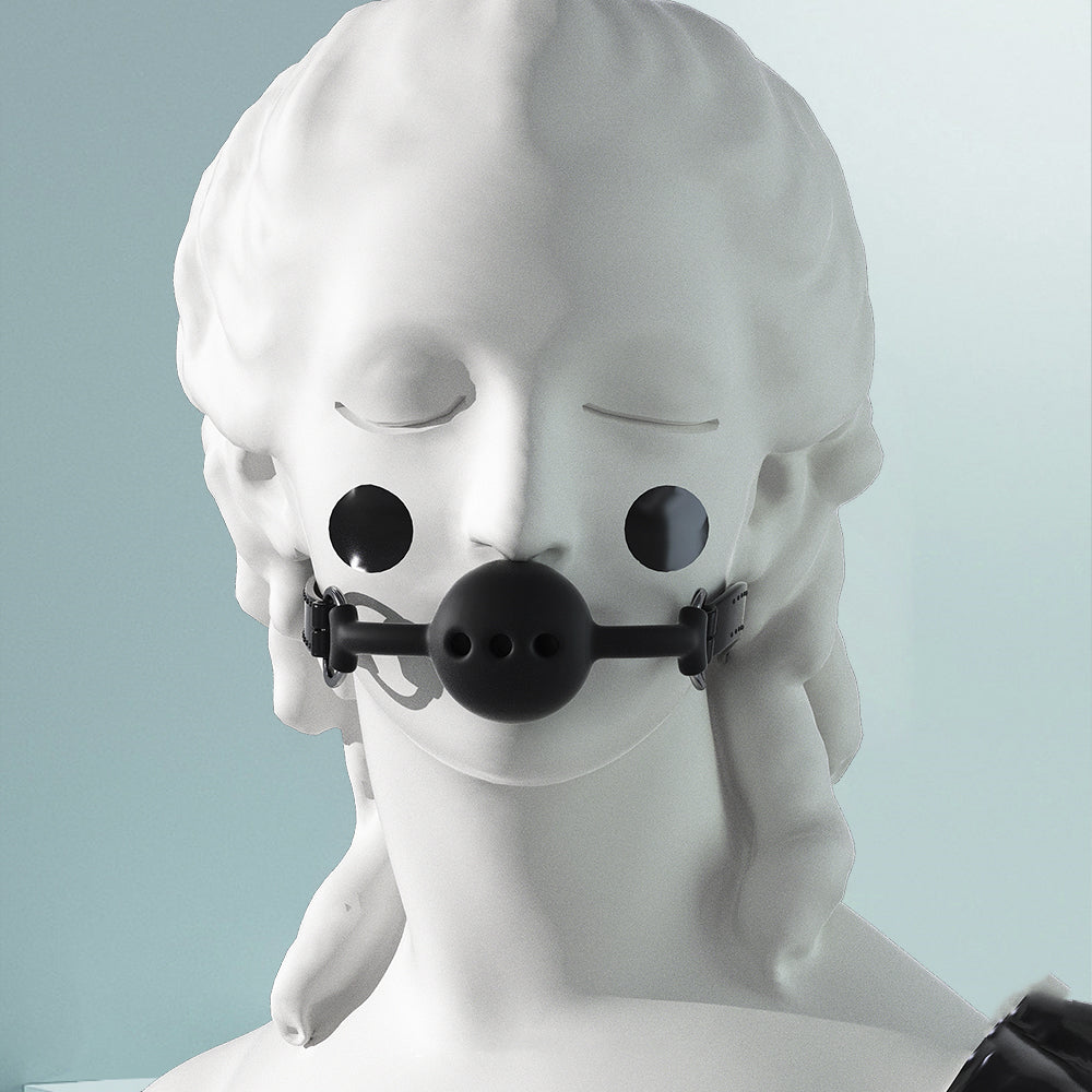 Breathable Silicone Ball Gag with Holes