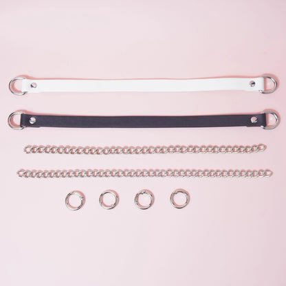 Absolute Command - Martingale Chain Bondage Collar with Lead For BDSM Play
