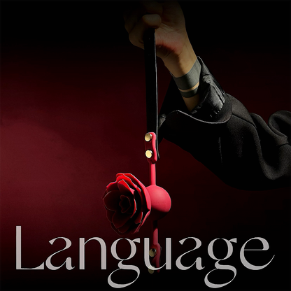 Breathable Silicone Rose Ball Gag - Aesthetic Open Mouth Restraint