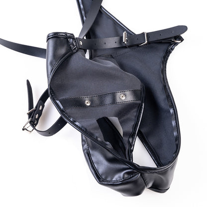 Male Submissive Front-Open Bondage Bodysuit