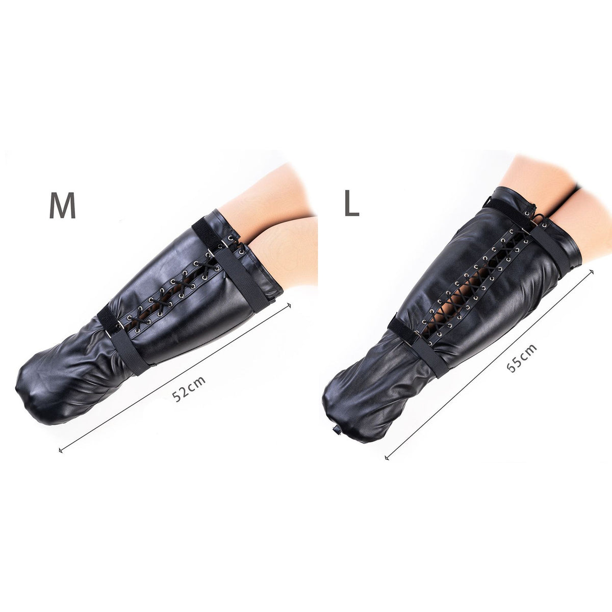 Lace-Up Bondage Foot Binder – Adjustable Calves-to-Toes Restraint