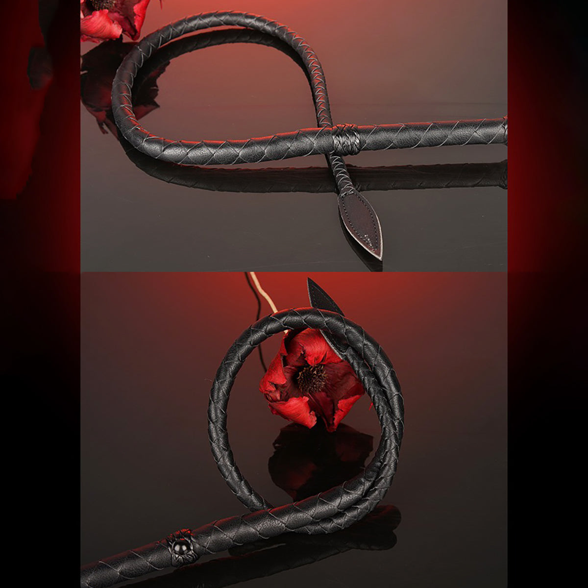 Premium Braided Single-Tail Whip - Precision Impact Play