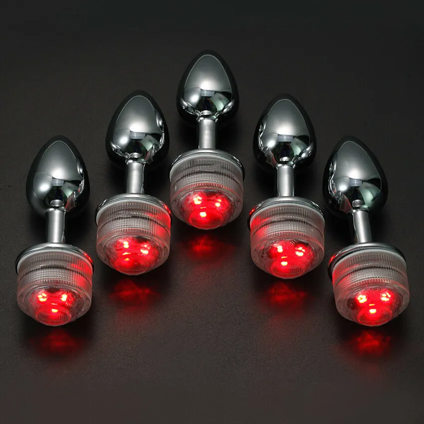 Remote-Controlled LED Light Up Butt Plug 3 Sizes Available