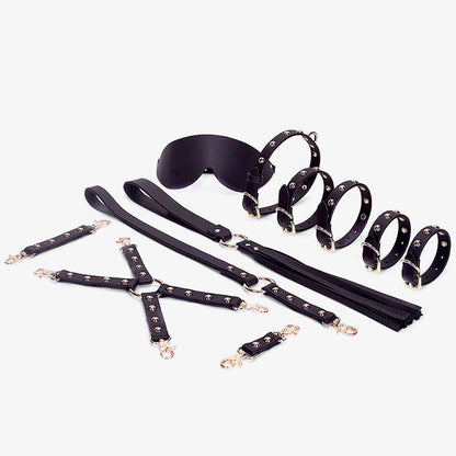 Luxury Vegan Leather Bondage Kit 12 Piece